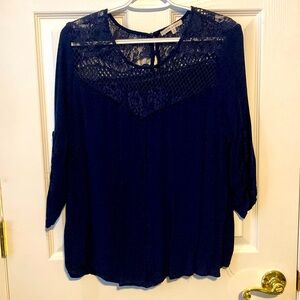 Your Story XL women’s top in Navy